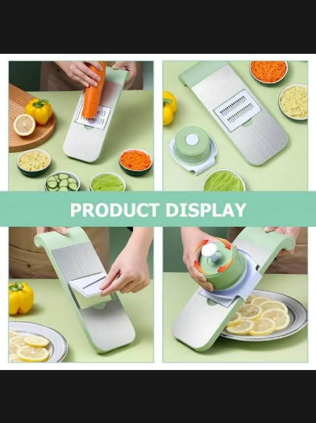 5-in-1 Multi-Functional Vegetable Slicer & Grater