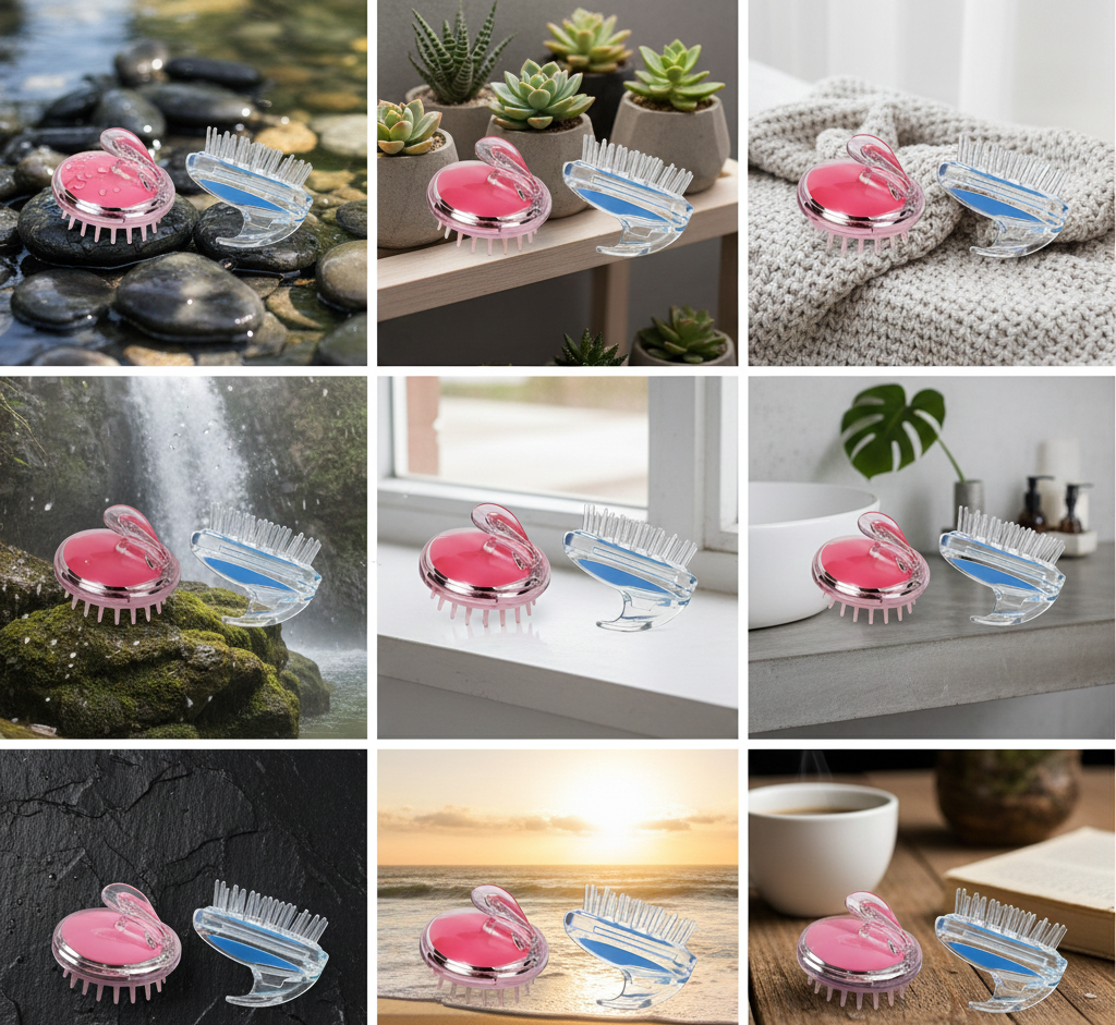 Hair Wash Brush Hair Growth Massager, Anti-Itch, Anti-Hair Fall