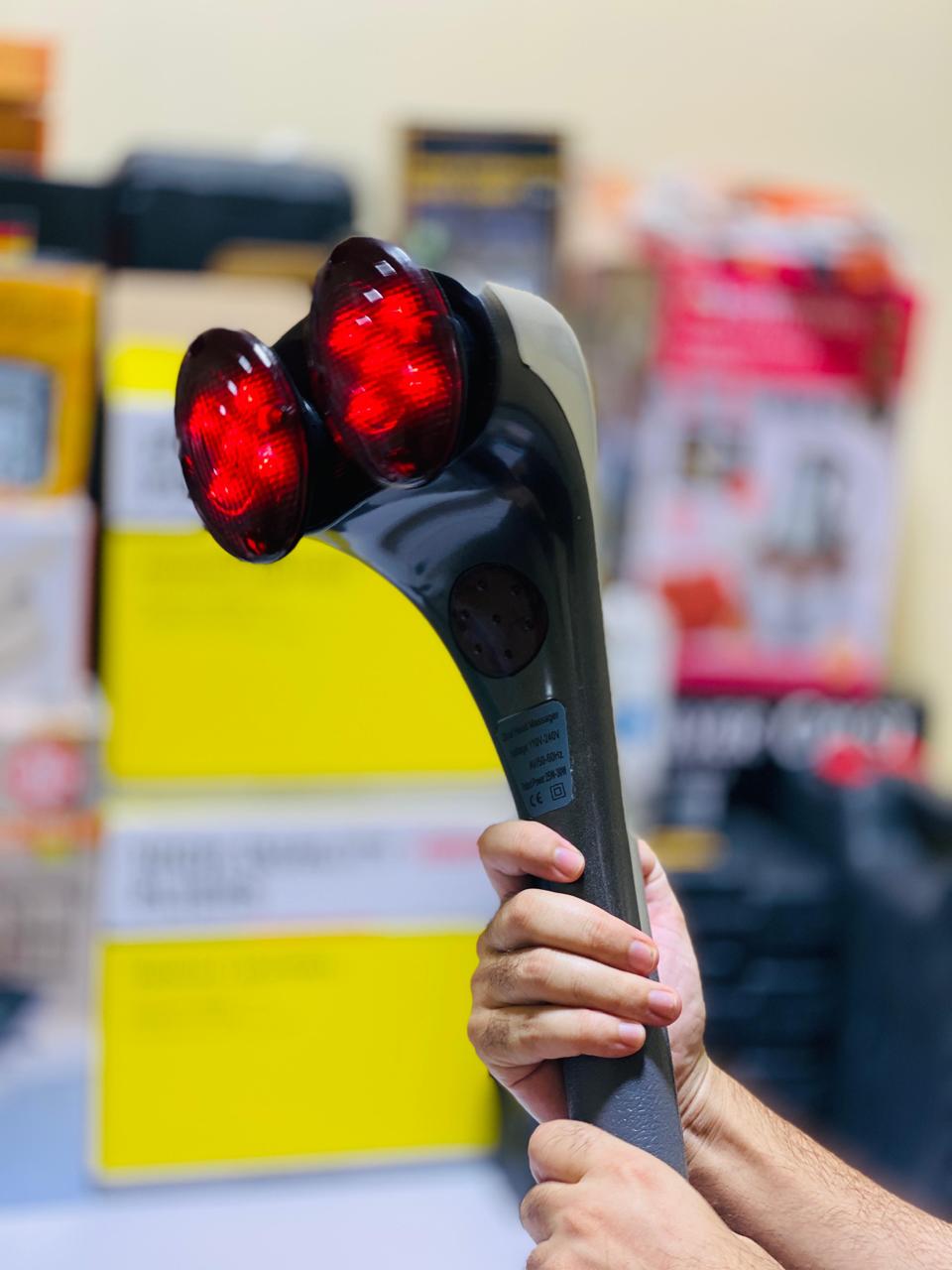 Double Head Heating Massager