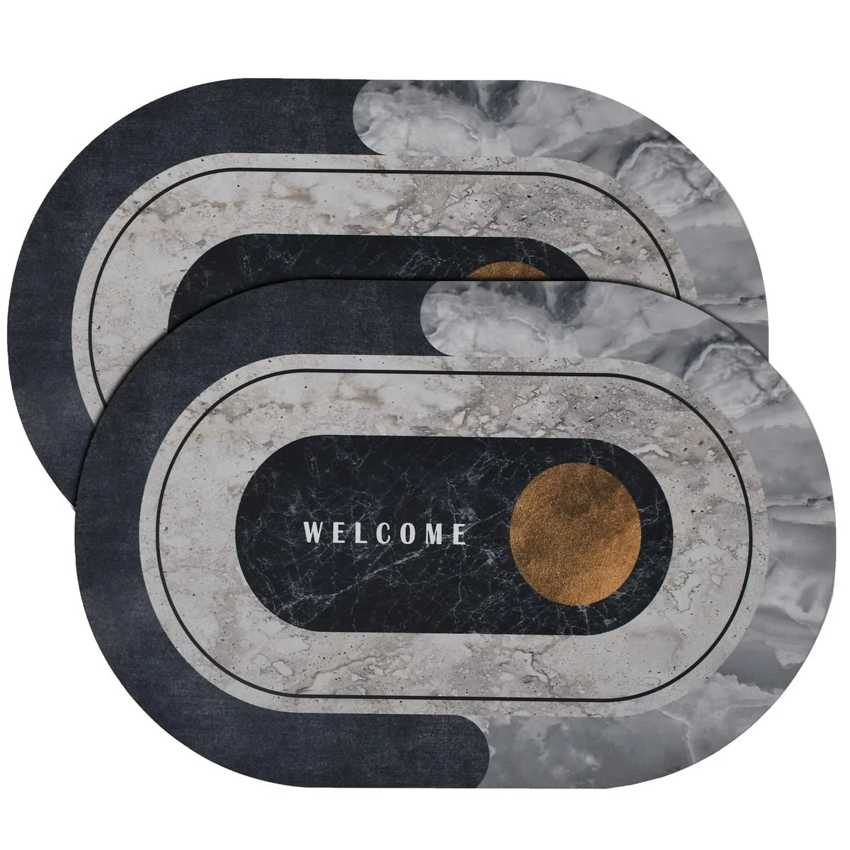 Bath Mat Super Absorbent Quick Drying Bathroom Rugs Non Slip Kitchen Entrance Doormat Modern Napa Skin Floor Mats Home Decor