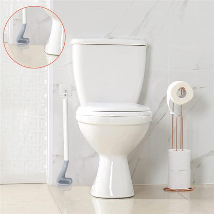 Long Handle Silicone Toilet Brush,
