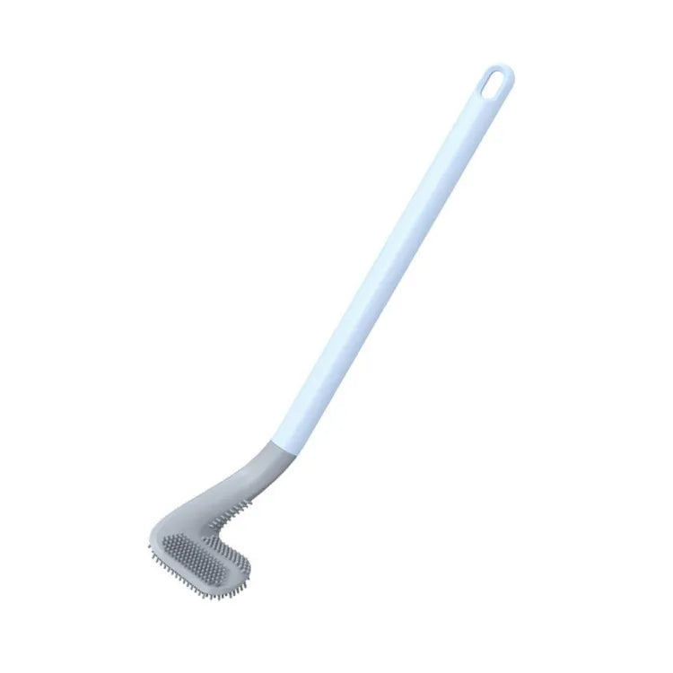 Long Handle Silicone Toilet Brush,