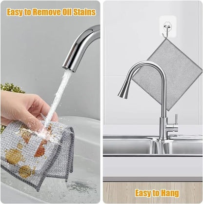 Reusable Dishwashing Cleaning Cloth