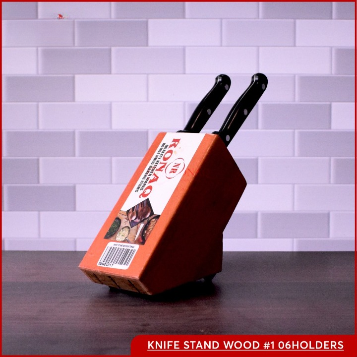 Knife Stand Wood Organize And Display Your Knives With Style