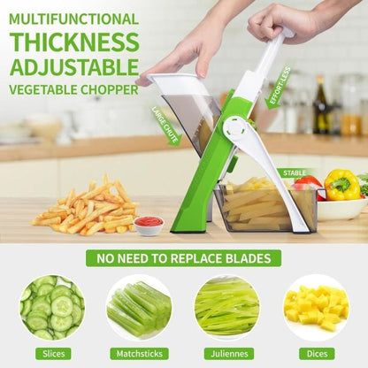 Vegetable Cutter, Precision Slicing Machine For Potatoes, Onions, Carrots, Cucumbers, And Fruits