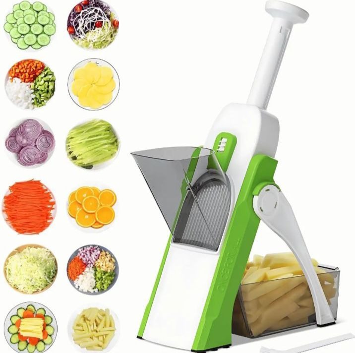 Vegetable Cutter, Precision Slicing Machine For Potatoes, Onions, Carrots, Cucumbers, And Fruits
