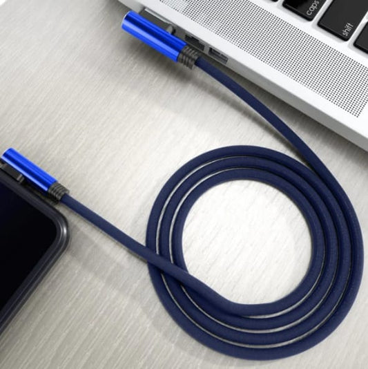 Elbow Data Charging Cable For iPhone – Durable Right Angle Lightning Cable For Fast Charging