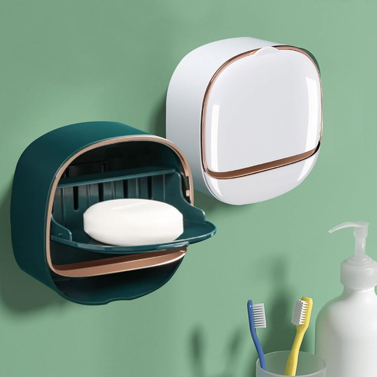 Luxury Soap Holder With Drain Tray