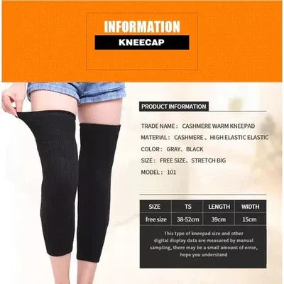 1 Pair Thermal Knee Warmers | Winter Warm Knee Protector for Men & Women | Soft, Stretchable & Comfortable Knee Support