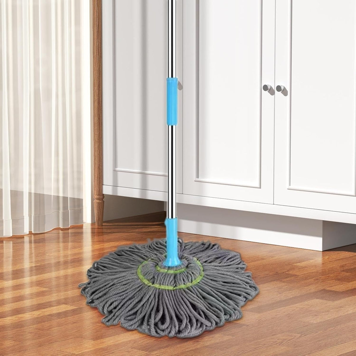 360° Self-Twisting Dehydrated Mop for Hard Floors & Walls