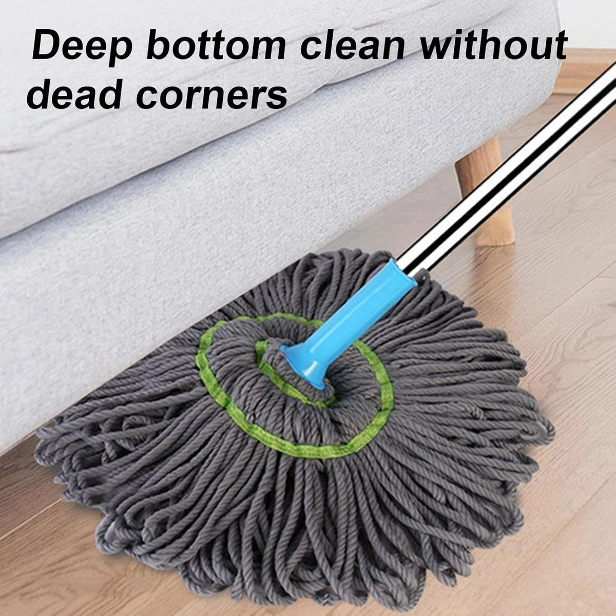 360° Self-Twisting Dehydrated Mop for Hard Floors & Walls