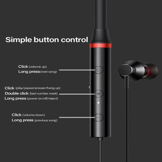 Lenovo HE05X Wireless Neckband Bluetooth Headset