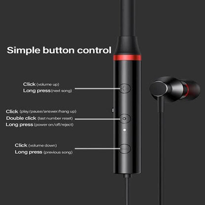 Lenovo HE05X Wireless Neckband Bluetooth Headset