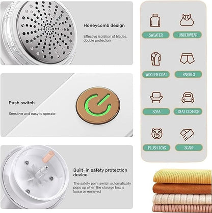 Electric Lint Remover for Clothing | Anti-Pilling Razor & Hair Ball Trimmer