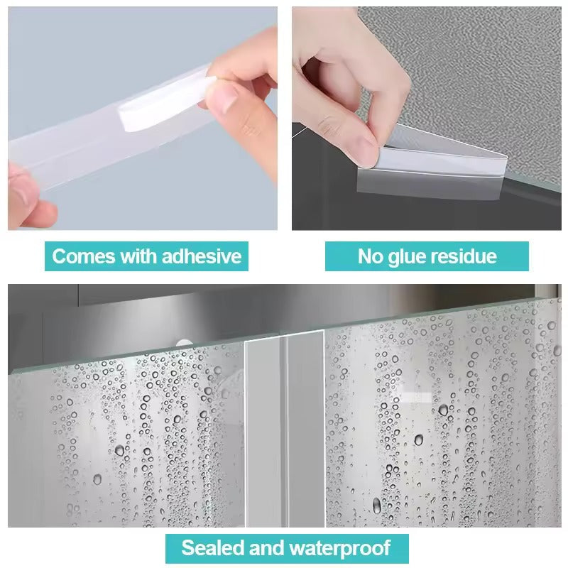 Silicone Door Draft Stopper & Window Seal Strip | Weatherproof,