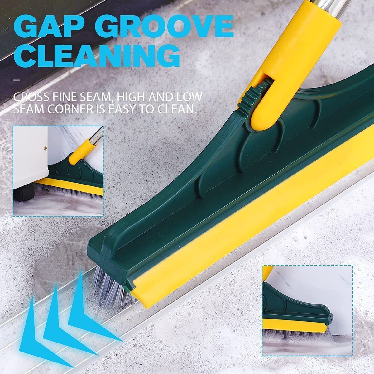 Broom Wiper 2-in-1 Dual Purpose Cleaning Tool