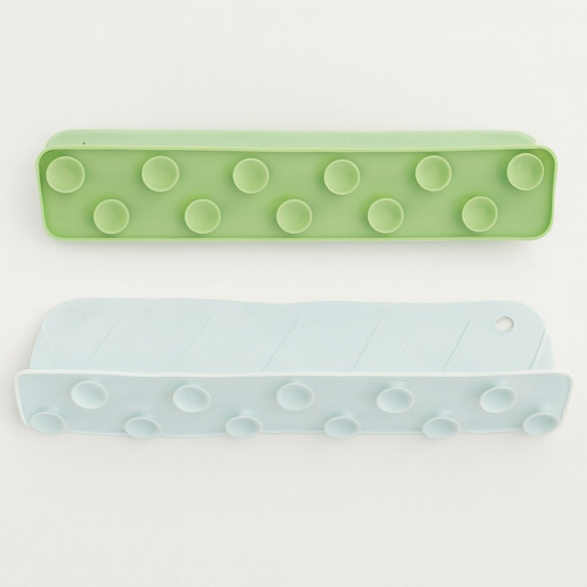Silicone Sink Splash Guard With Suction – Flexible Water Splash Stopper for Kitchen & Bathroom Faucets, Countertops & Cleaning Protection