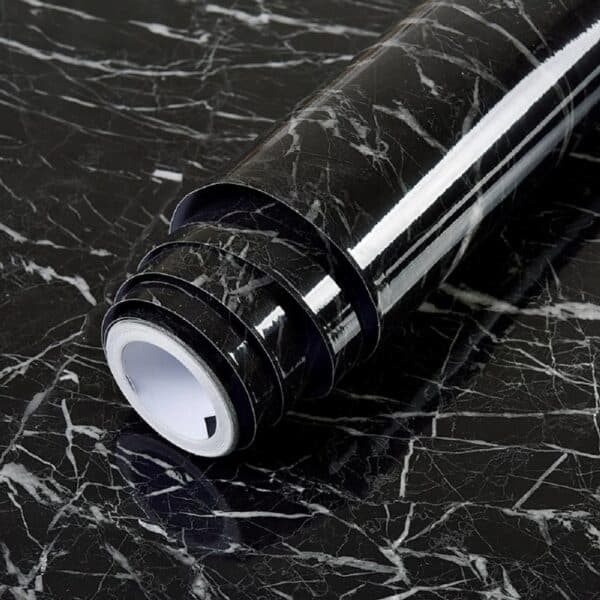 Self-Adhesive Marble Sheet for Kitchen – Waterproof & Oil-Resistant, 60 × 200 cm