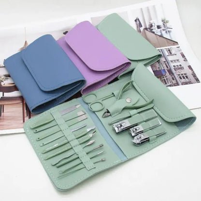 16-in-1 Stainless Steel Manicure & Pedicure Kit – Complete Nail & Grooming Set