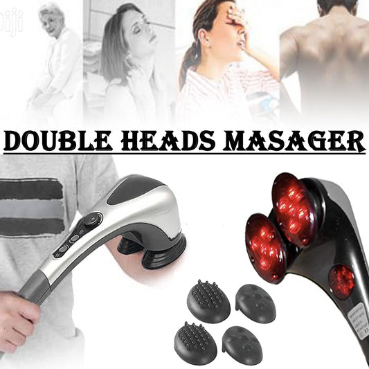 Double Head Heating Massager