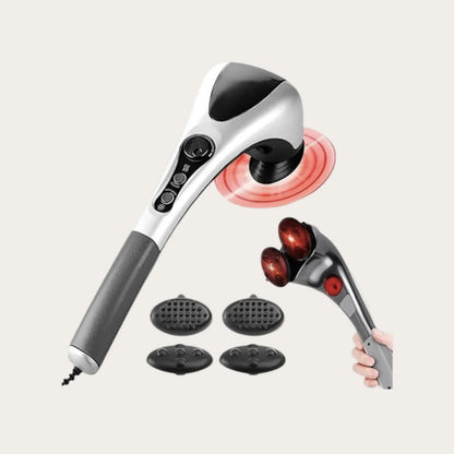 Double Head Heating Massager