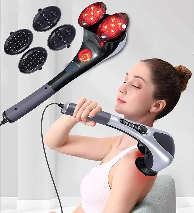 Double Head Heating Massager