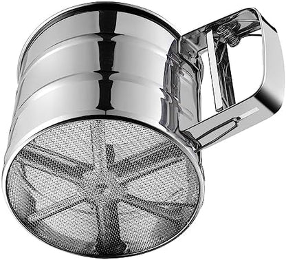 Flour Sifter, Stainless Steel Sifter for Baking,