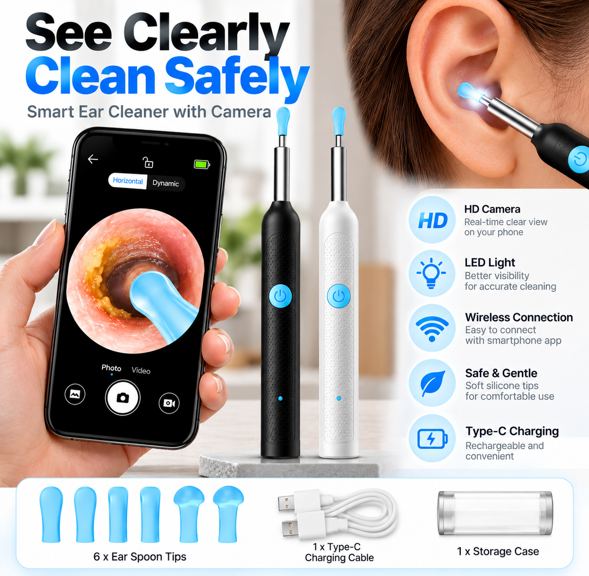 Smart Ear Wax Cleaner