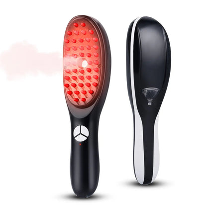 TheraBrush Hair Growth Comb with Oil Diffuser – Rechargable Scalp Massage Brush