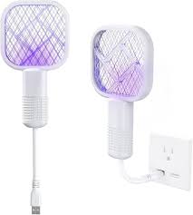 Mini USB Rechargeable Mosquito Racket With UV Light