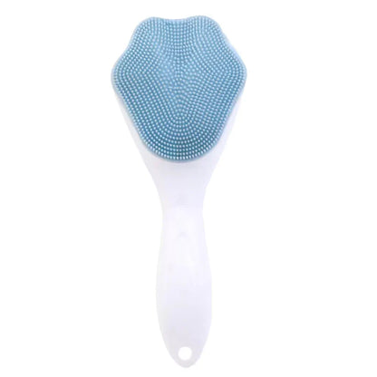 1 PCs Silicone Face Scrubber Exfoliating Brush, Manual Handheld Massager ,