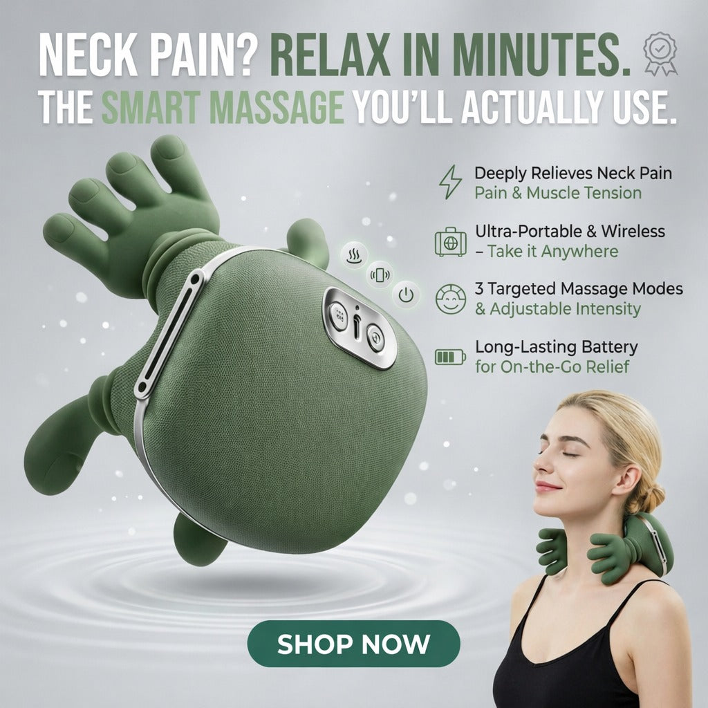 Bionic Neck & Shoulder Massager – Finger Pressure Massage