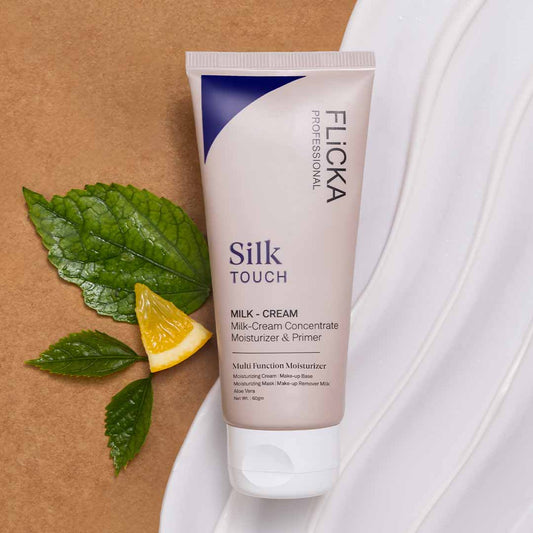 FLiCKA Silk Touch 3-in-1 Moisturizer & Primer – Lightweight Hydration, 120g